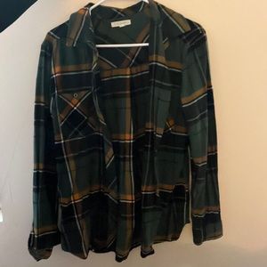 Green/yellow flannel